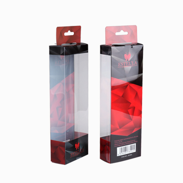 cosmetic clear pvc box packaging