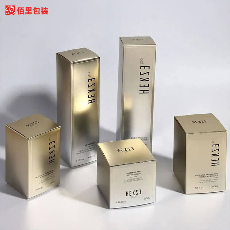 化妆品烫金彩盒定制