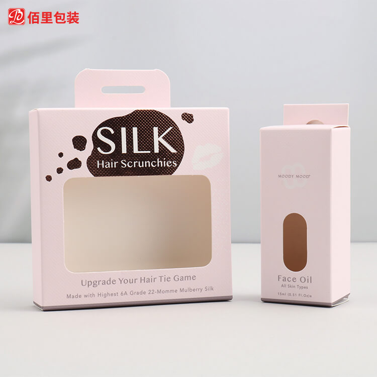 折叠挂钩白卡纸盒定制